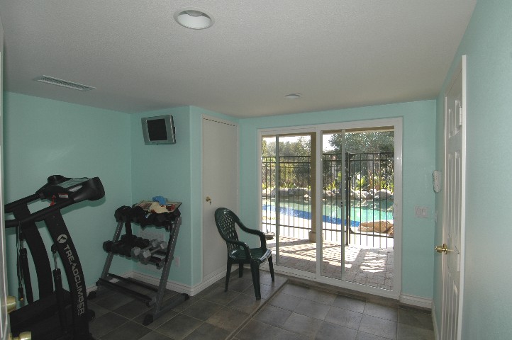 Exercise Room with full bath... and Pool Access