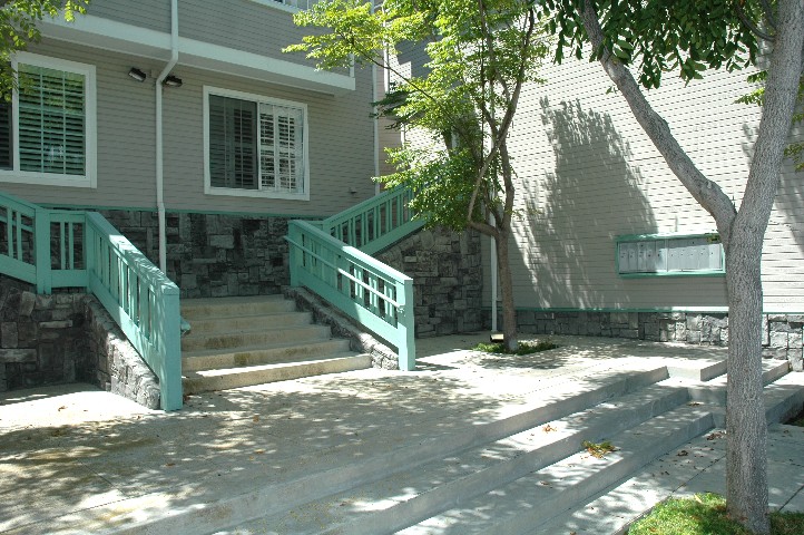 Shaded Courtyard... quiet entry...