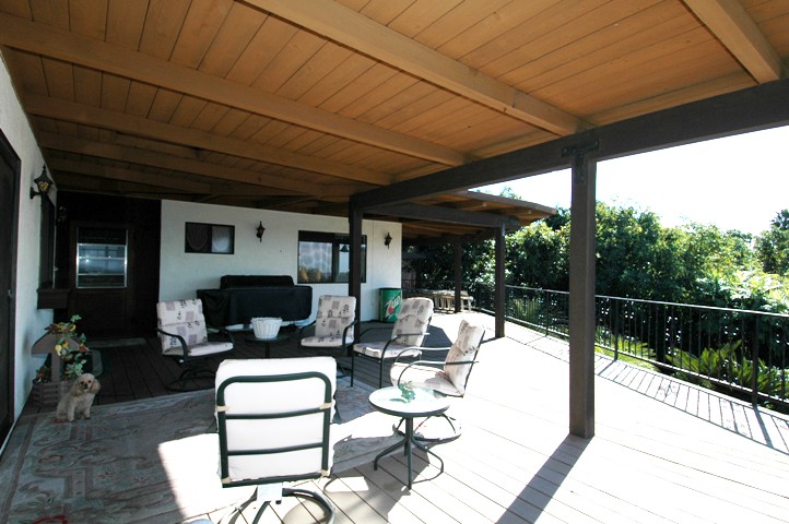 Over 2,400 Sq ft of Covered View Deck